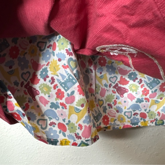 Baby Boden Red Corduroy Dress with Bear Appliqué - Picture 5 of 9